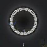 Infinity Edged Connect - LED Round Bathroom Mirror - Dual-Color