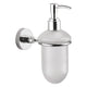 FLAIR GLASS SOAP Dispenser Brass Fittings (Elegant)