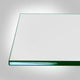 Rectangular Clear Toughened Glass Coffee table Top