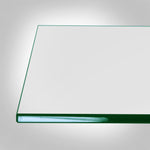 Square Clear Toughened Glass Coffee table Top