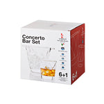 Vidivi Concerto Set Ice Bucket+Tumbler Dof (1+6) 370 ml