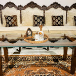 Rectangular Clear Toughened Glass Coffee table Top