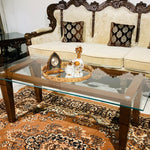 Rectangular Clear Glass Coffee table